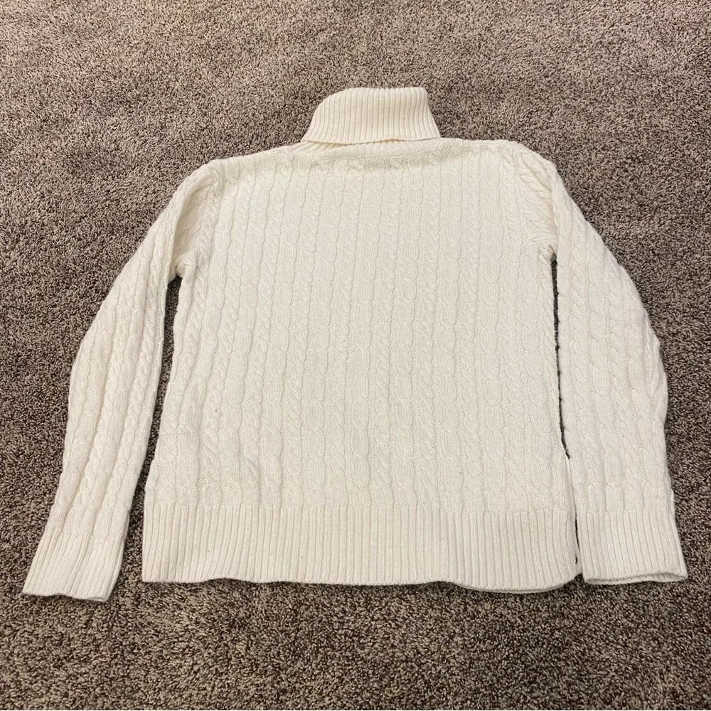 Zara Knits | Turtleneck | Cable Knit | Sweater | Size L - Picture 4 of 5